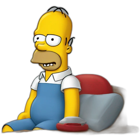 homer simpson red êtes emoji