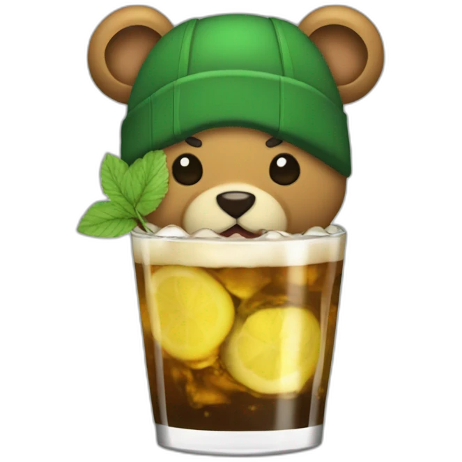 roronoa-zoro-drink-bear emoji