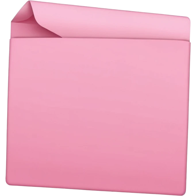 Clip paper pink emoji