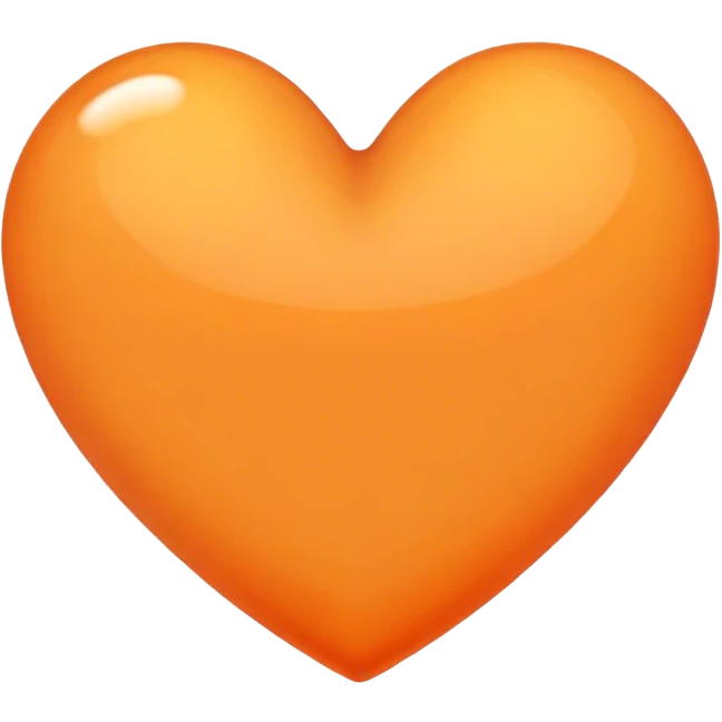 Light Orange Heart emoji