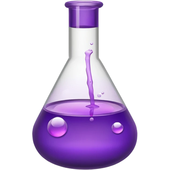 purple chemical flask emoji