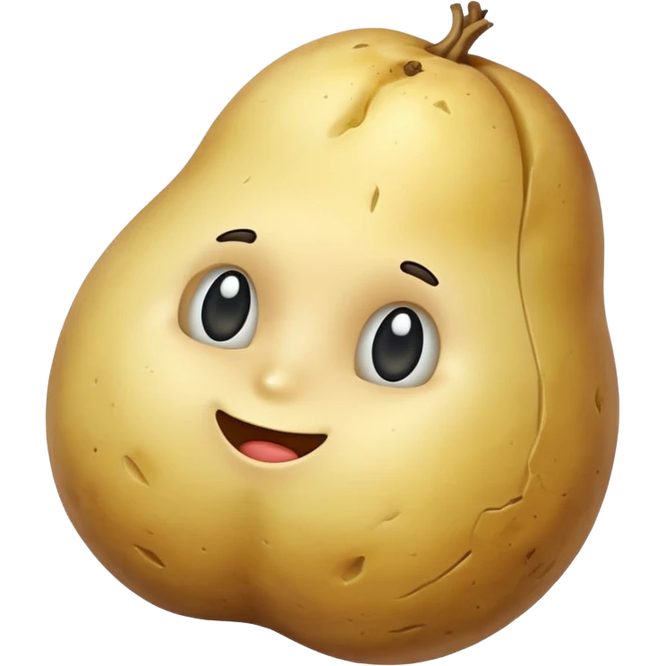 potato without skin emoji