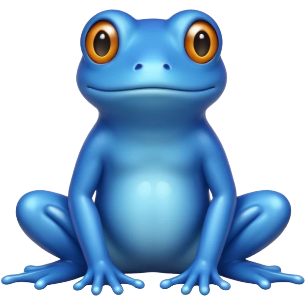 blue frog emoji