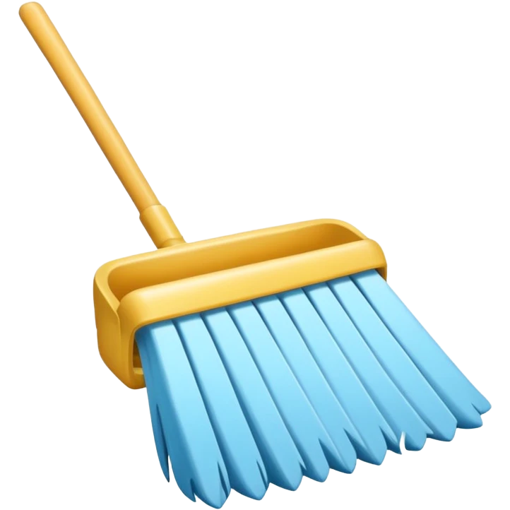 bata para limpieza + solo, sin persona emoji