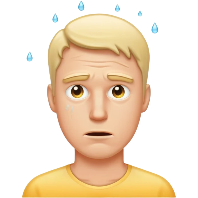 White man off coke emoji