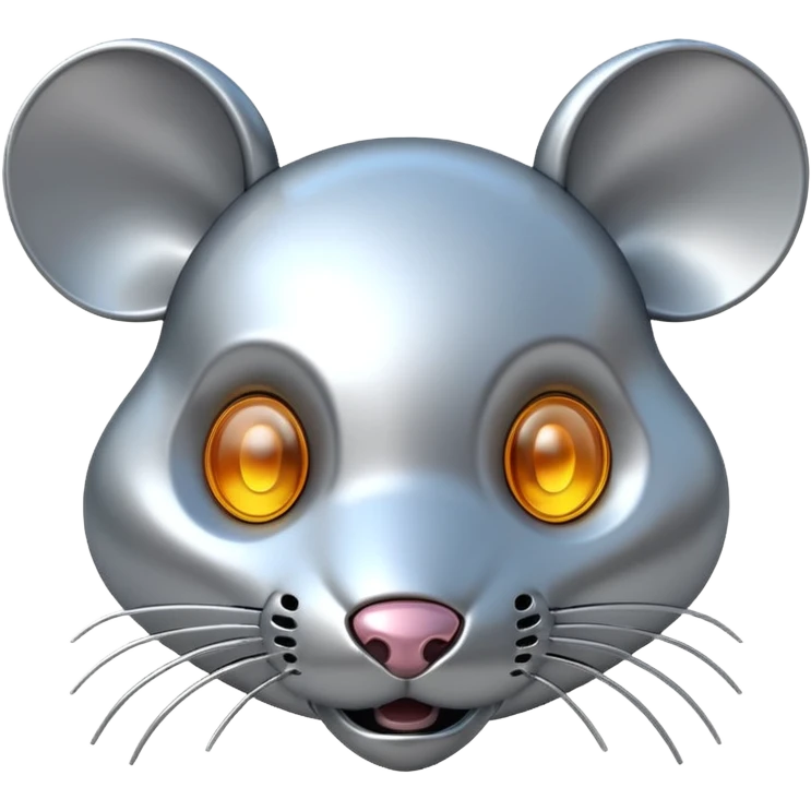 robot mouse head emoji