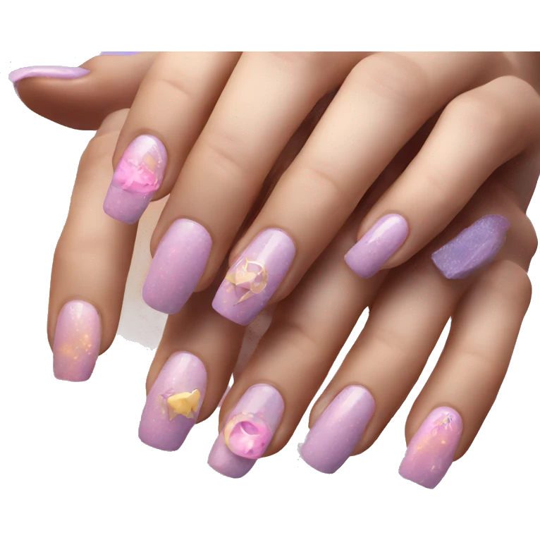 Aesthetic nails emoji