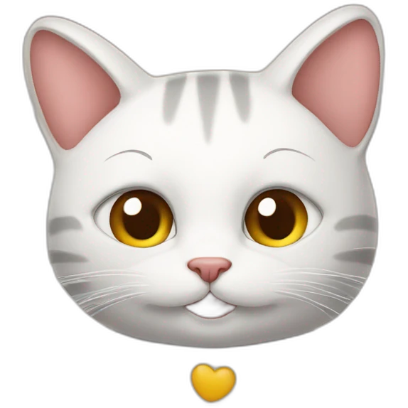 Gatto con in bocca un topolino emoji