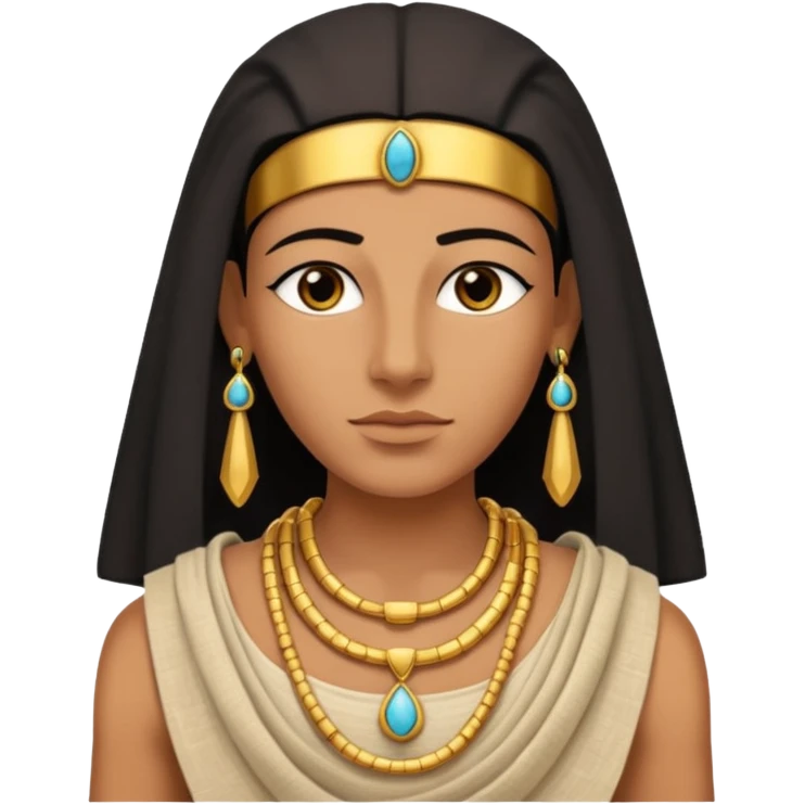 una ciudadana del antiguo egipto emoji
