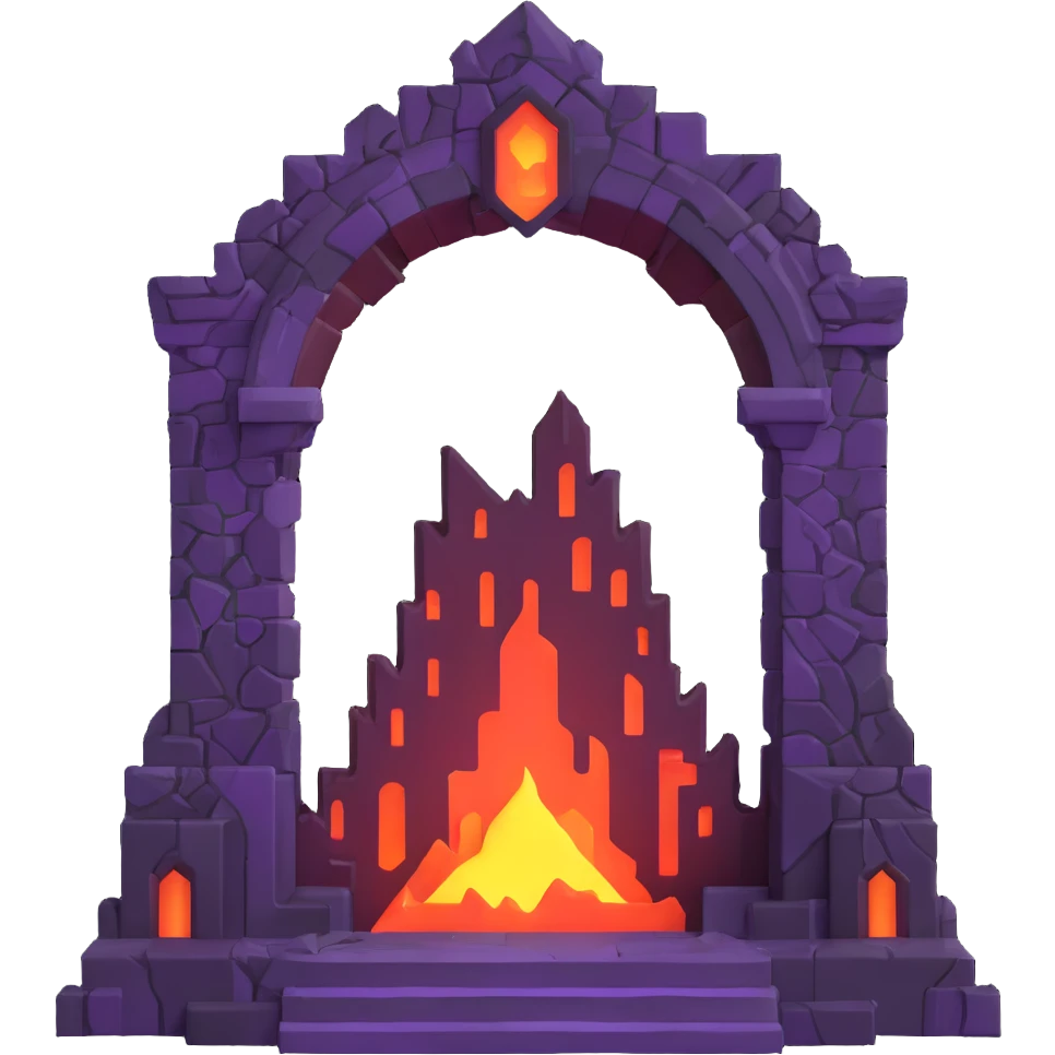 Minecraft Nether portal emoji