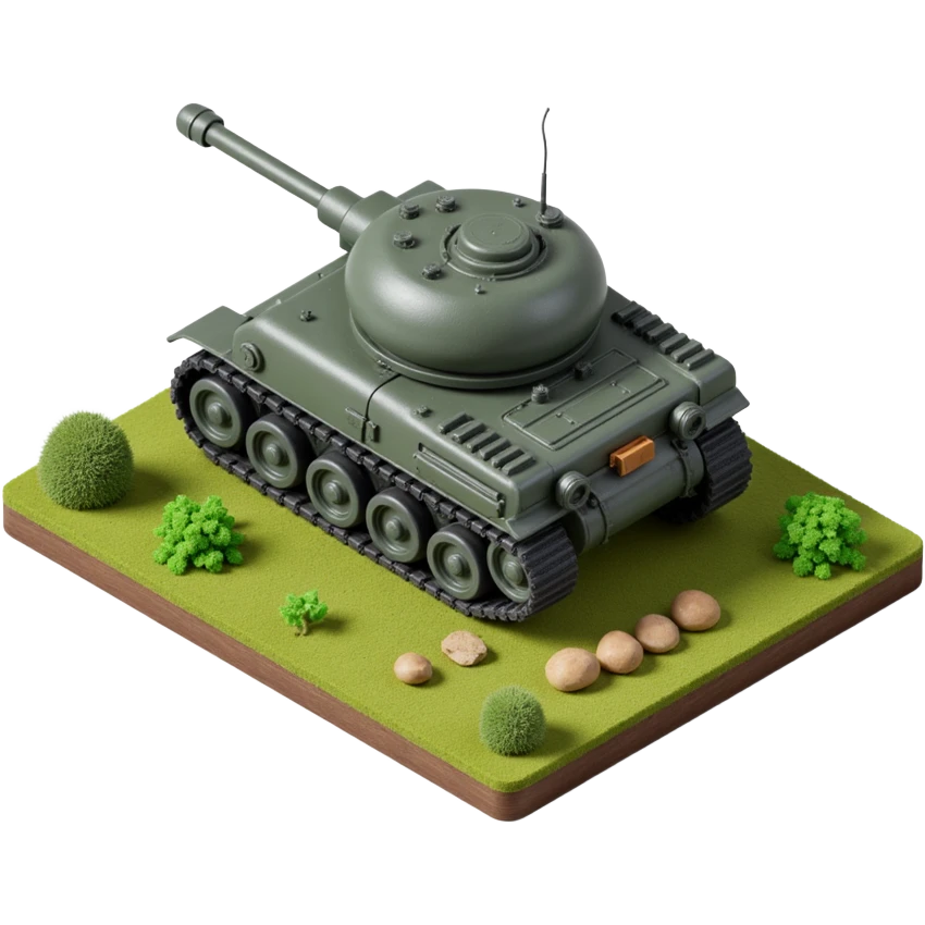 fighter next to a tank
 emoji