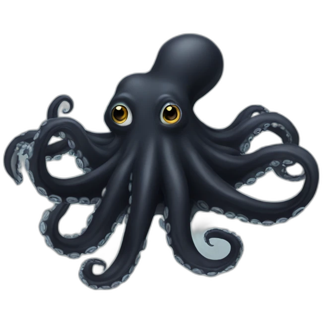 black octopus emoji