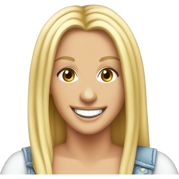 Britney Spears smiling  emoji