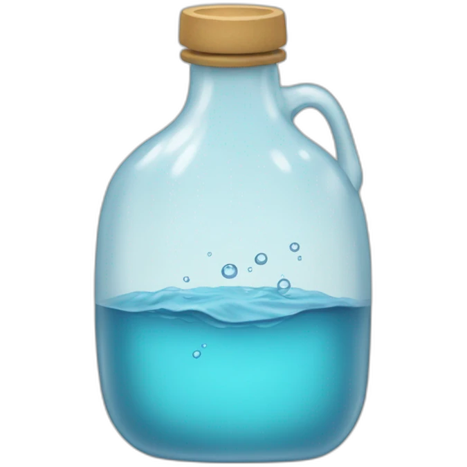 Bouteille d'eau emoji