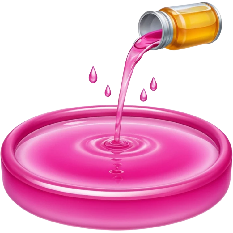 pink oil emoji