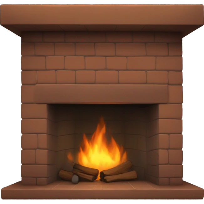 Warm fireplace emoji