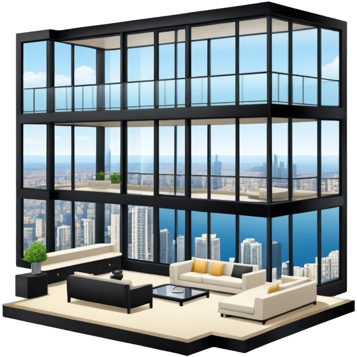 An very expensive and rich ripenthouse emoji