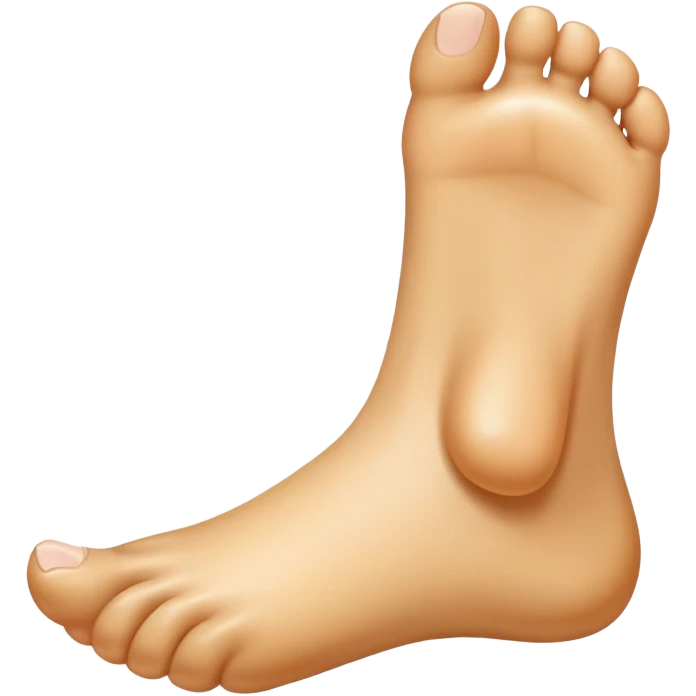 human foot emoji