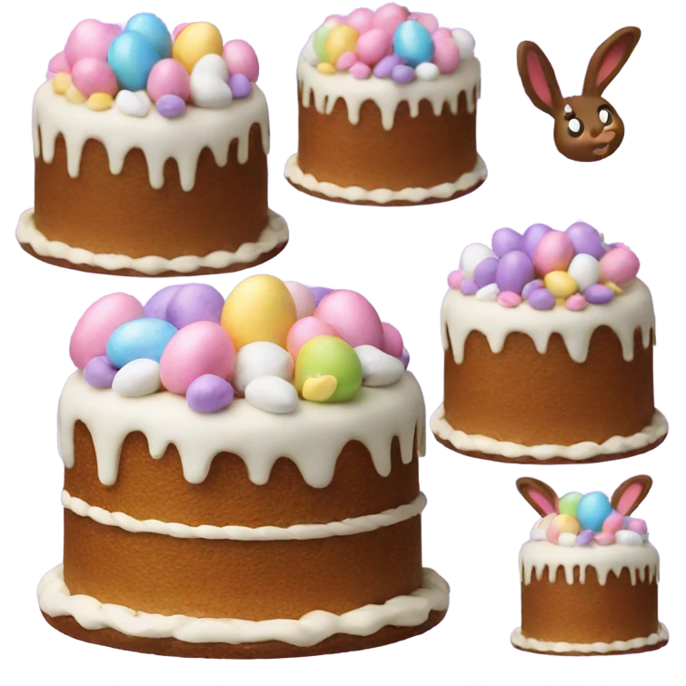 Easter cake emoji