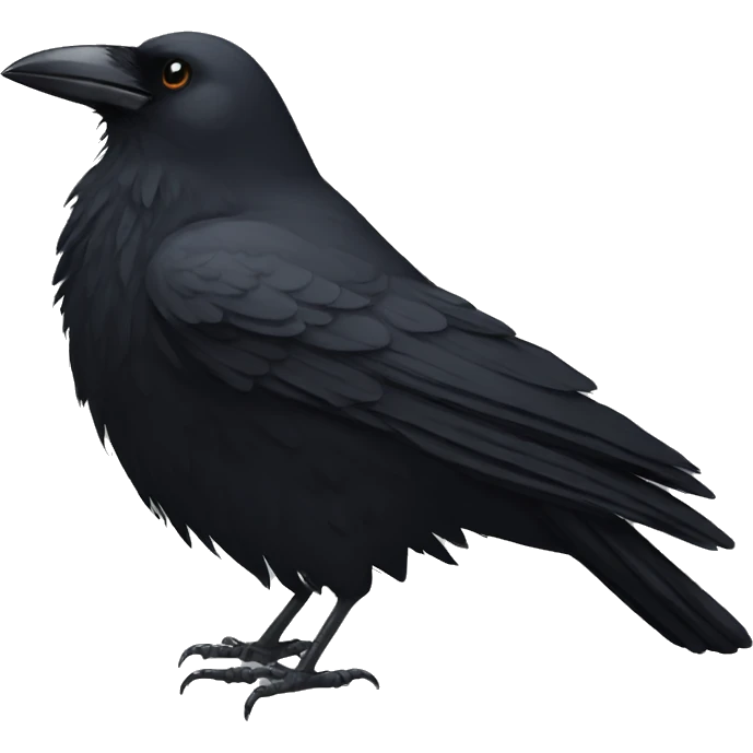 a crow emoji