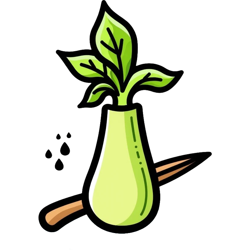 wasabi grinder with fresh wasabi root, traditional Japanese utensil emoji