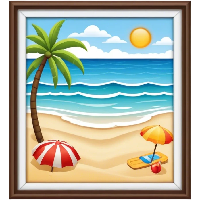 Beach emoji