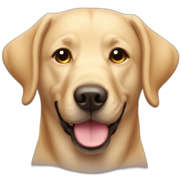 smiling labrador emoji