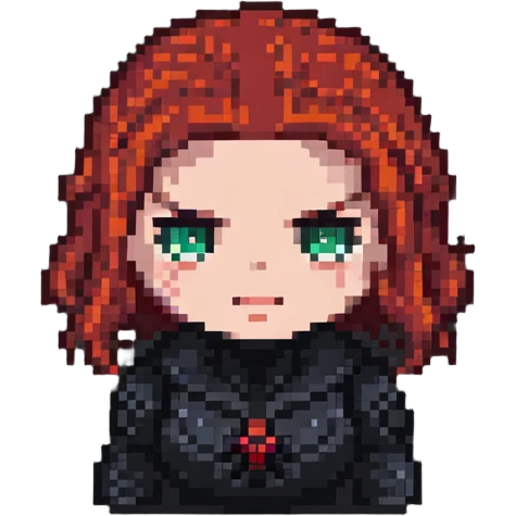 Black Widow Marvel character emoji