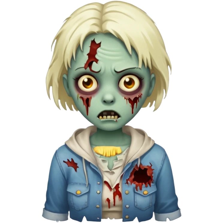 zombie girl  emoji