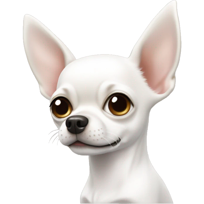 White chihuahua  emoji