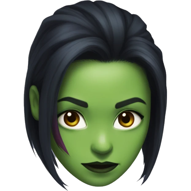 Gamora face emoji