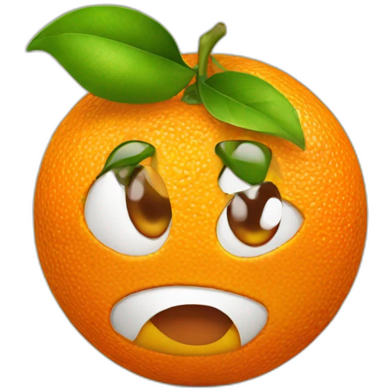 orange fruit emoji