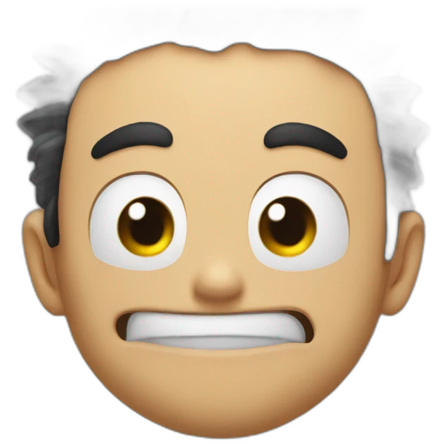 Caca sur luffy emoji