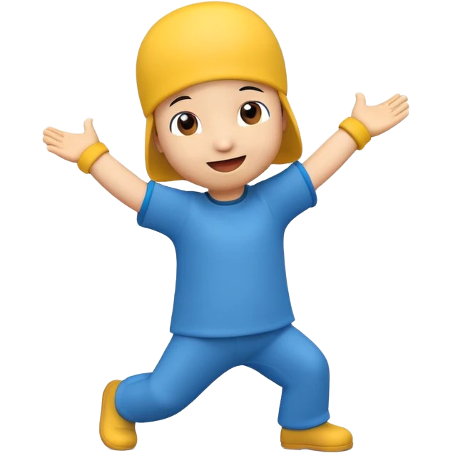 Pocoyo bailando emoji