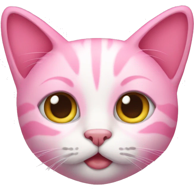 pink cat  emoji