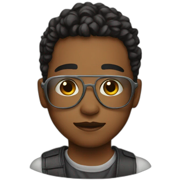 Cool kid emoji
