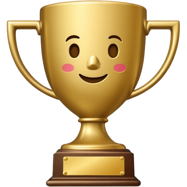 2ndd runner up trophy for a winter holiday themed contest emoji