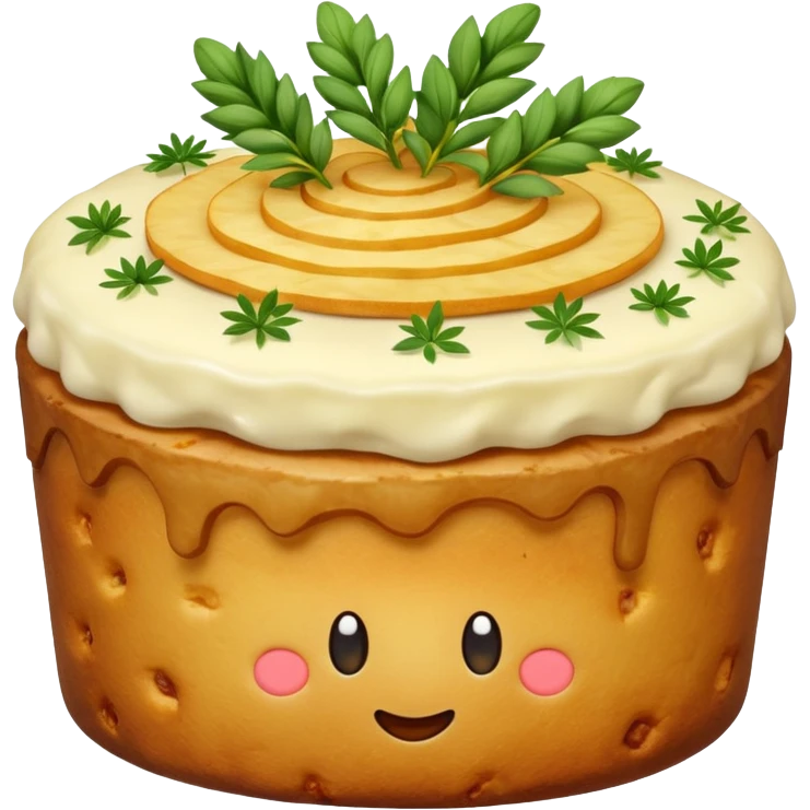 cake made of potatoes emoji