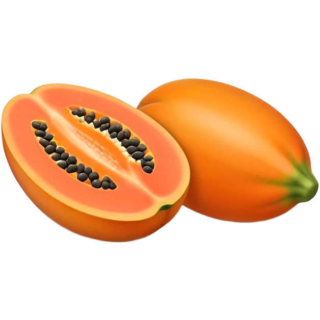 Papaya emoji