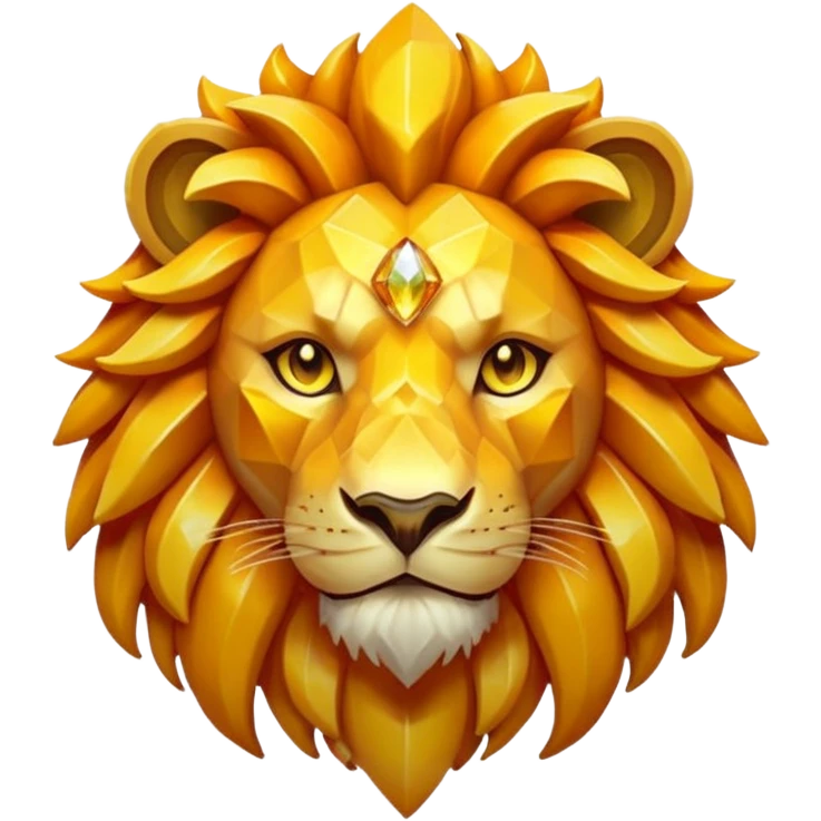 Pokemon legendary laranja and yellow crystal lion emoji