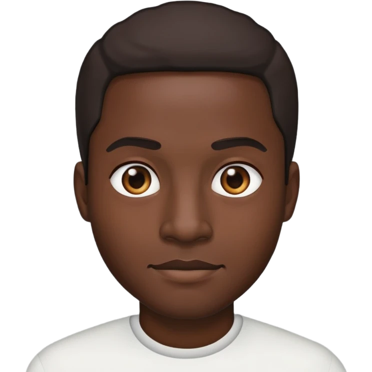 Black man emoji