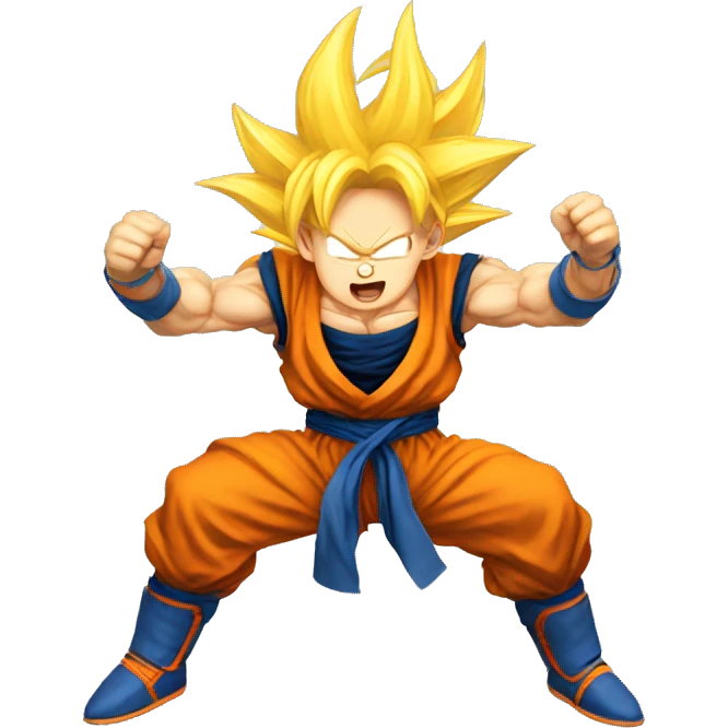 Super Sayian Goku emoji
