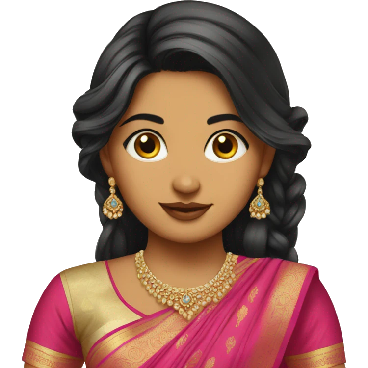 Desi indian saree girl  emoji