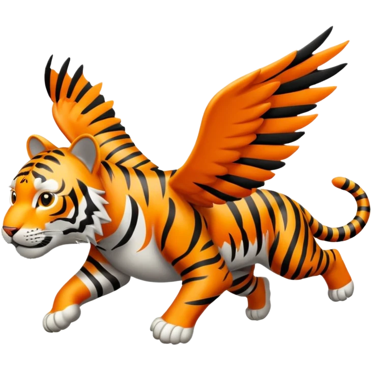 Flying tiger emoji