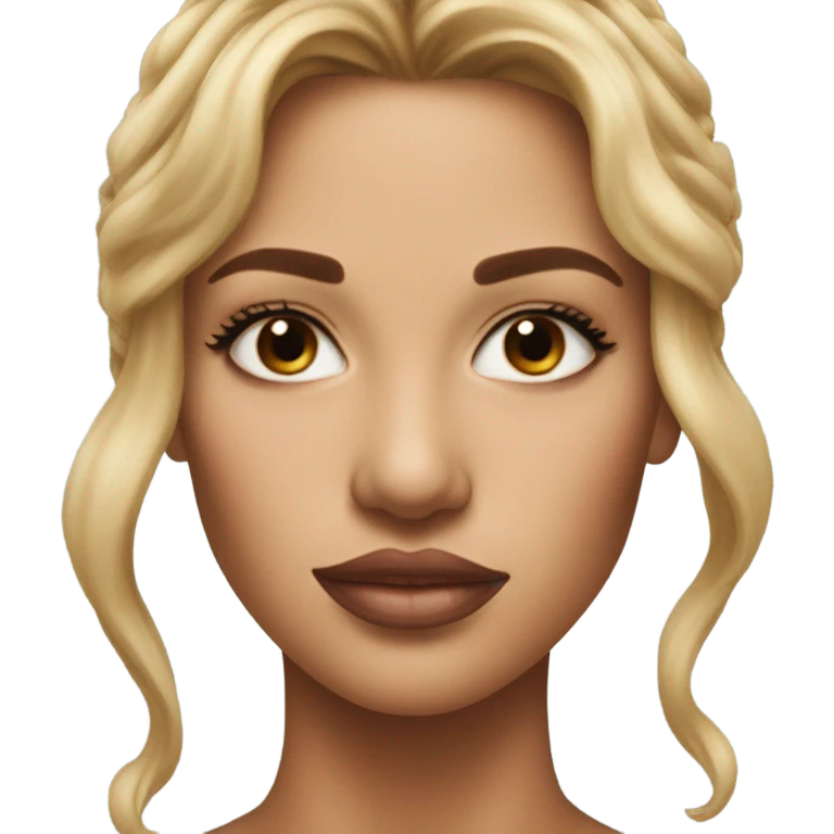jawline woman emoji