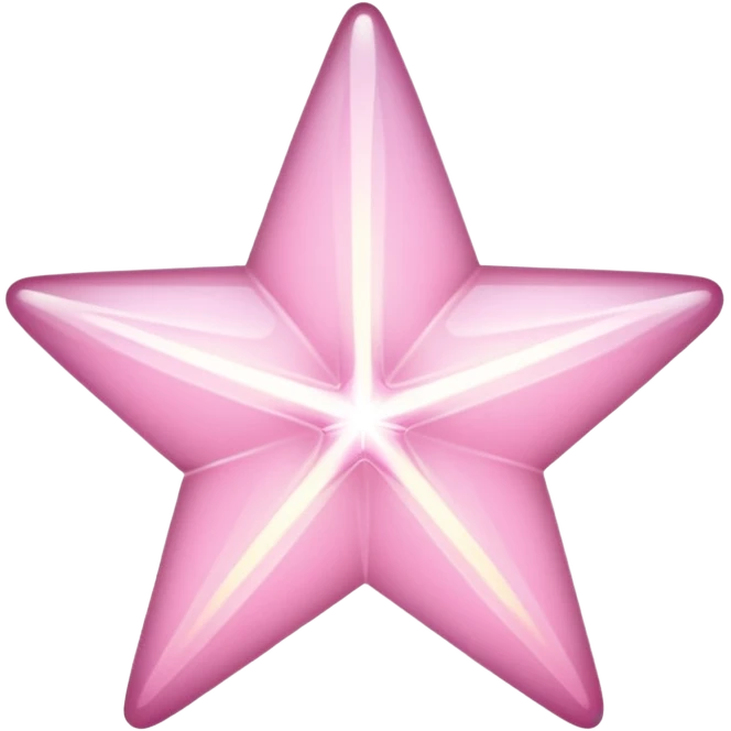 pale pink star sparkle emoji