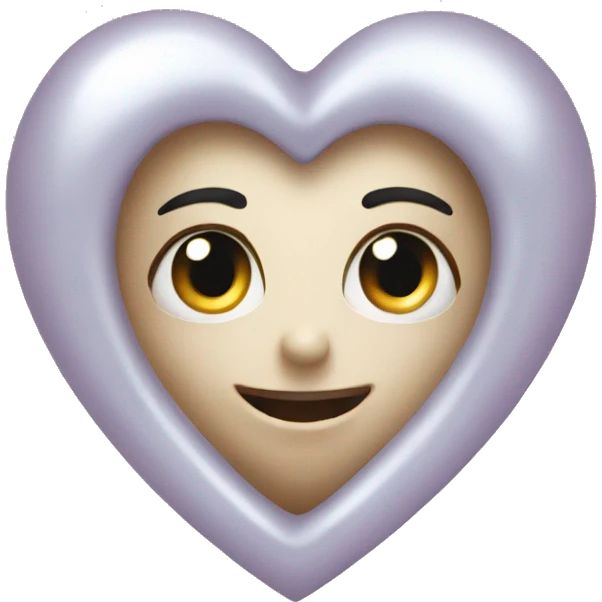 pearl heart emoji