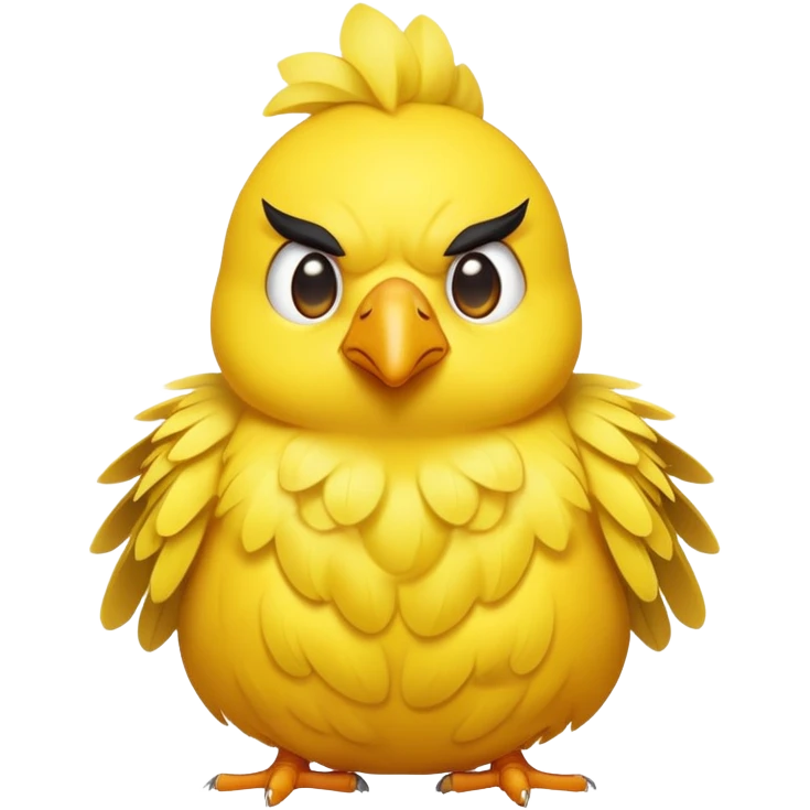 upset canary emoji