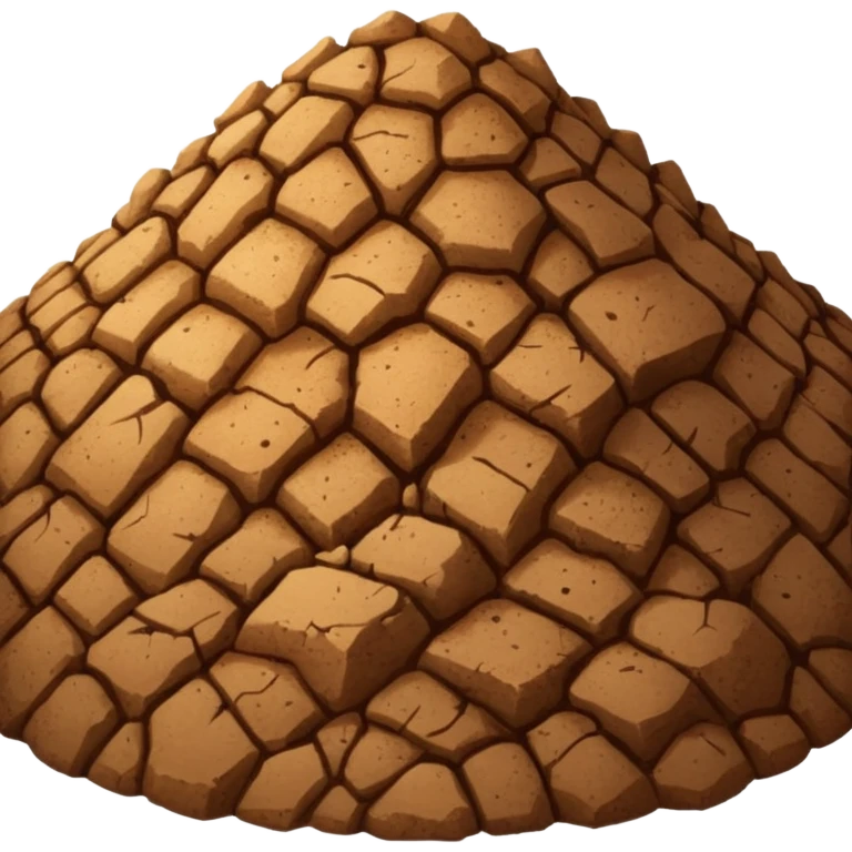 Brown soil emoji