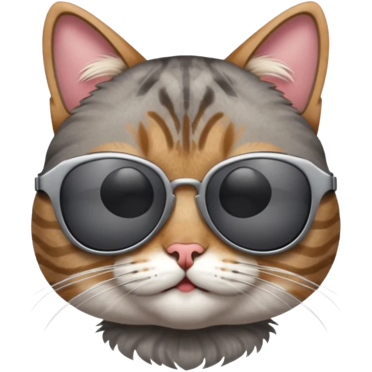 Cat wearing sunglasses emoji